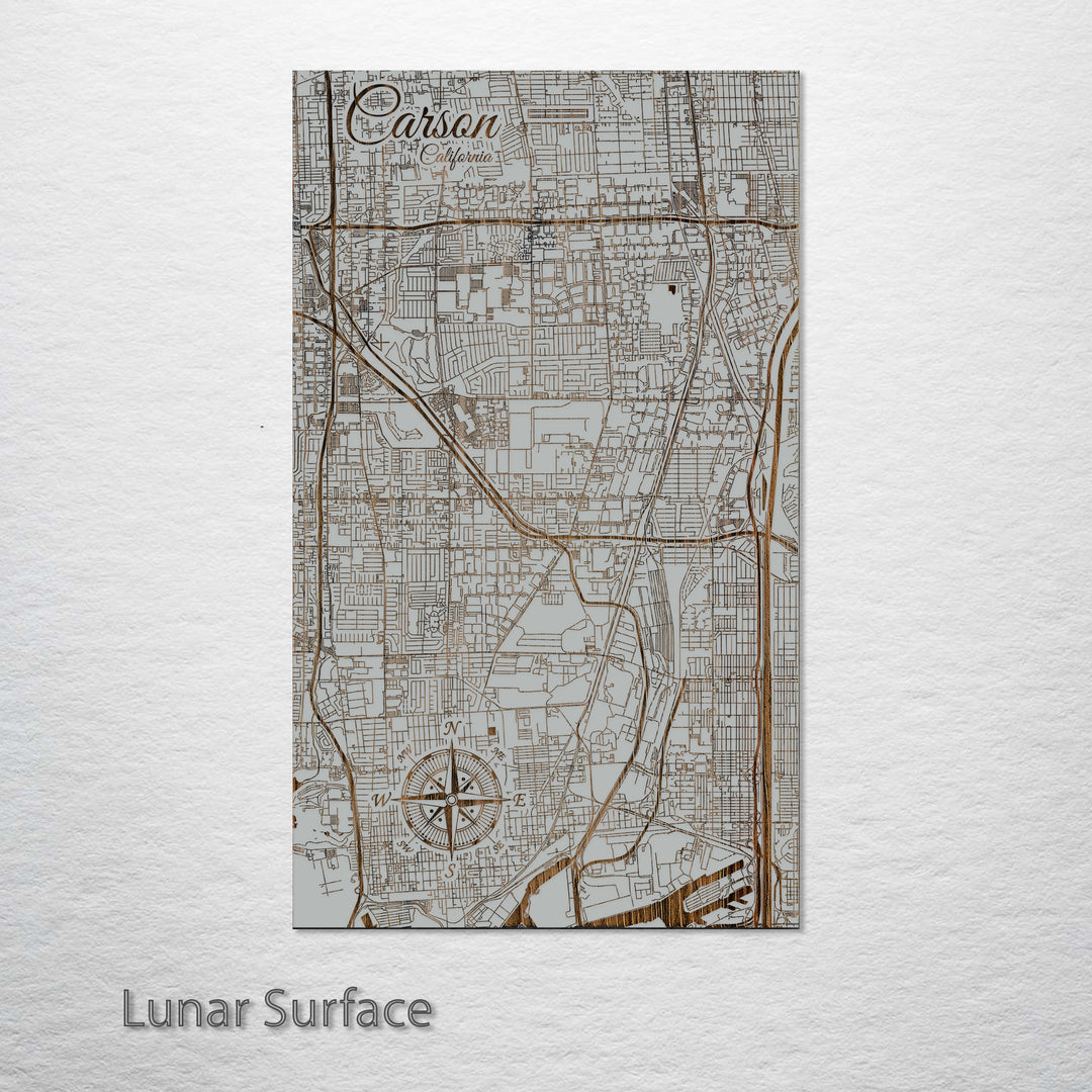 Carson, California Street Map