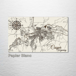 Casper, Wyoming Street Map - Fire & Pine