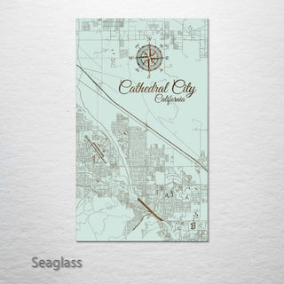 Cathedral City, California Street Map