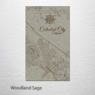 Cathedral City, California Street Map