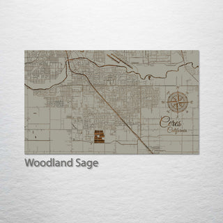 Ceres, California Street Map