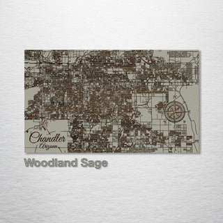 Chandler, Arizona Street Map - Fire & Pine