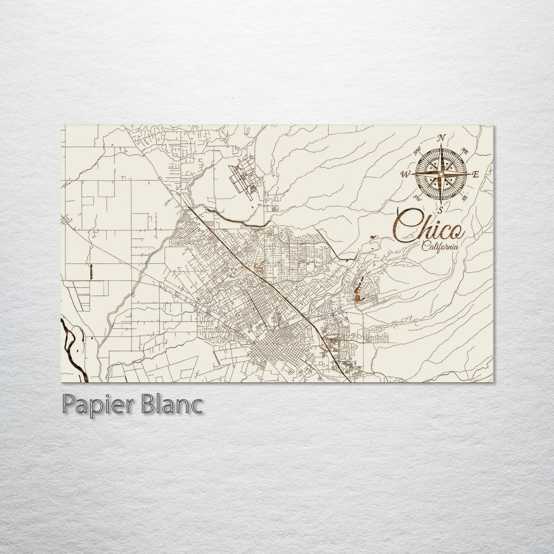 Chico, California Street Map