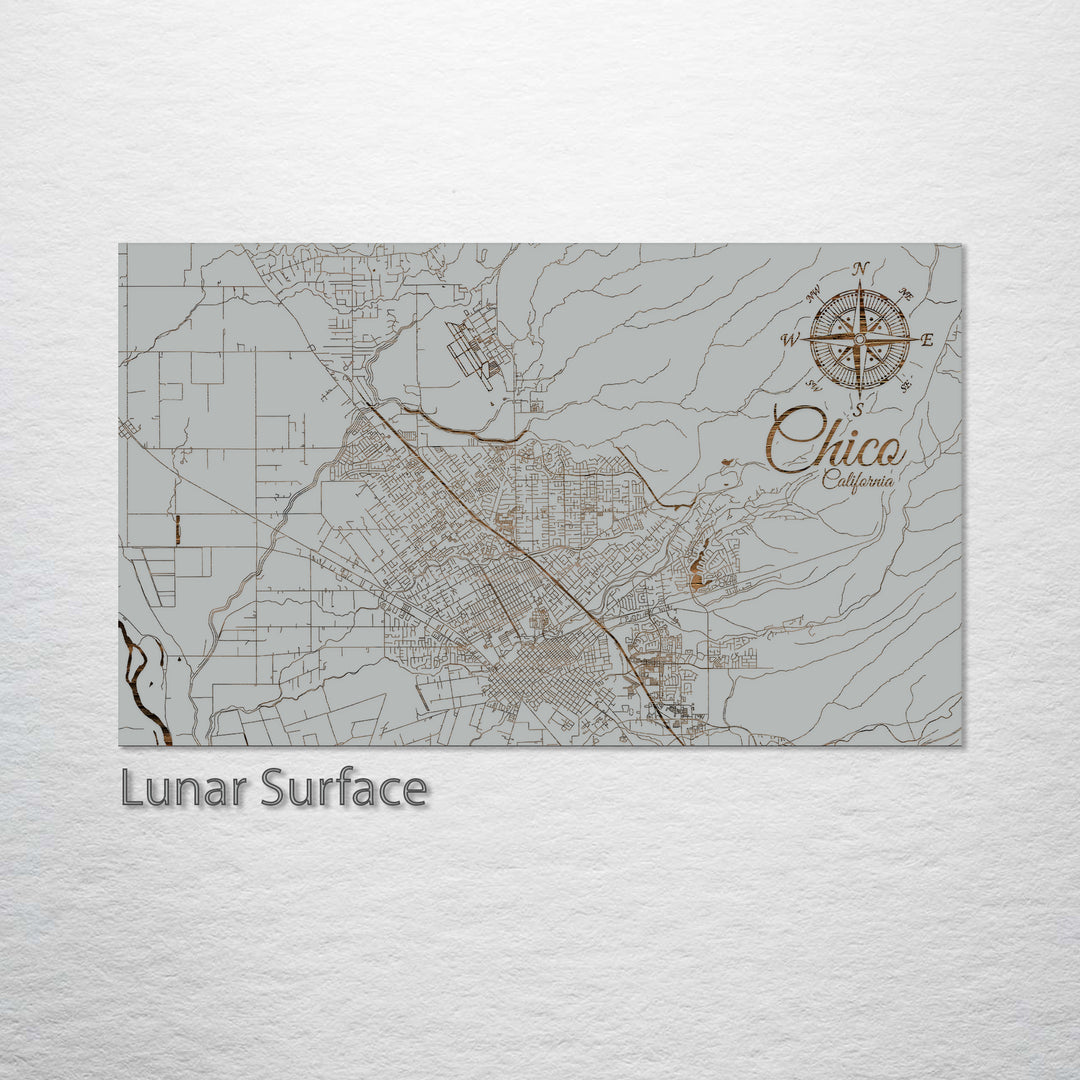 Chico, California Street Map