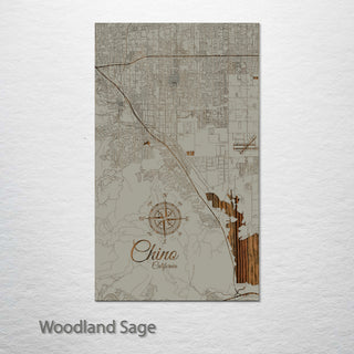 Chino, California Street Map