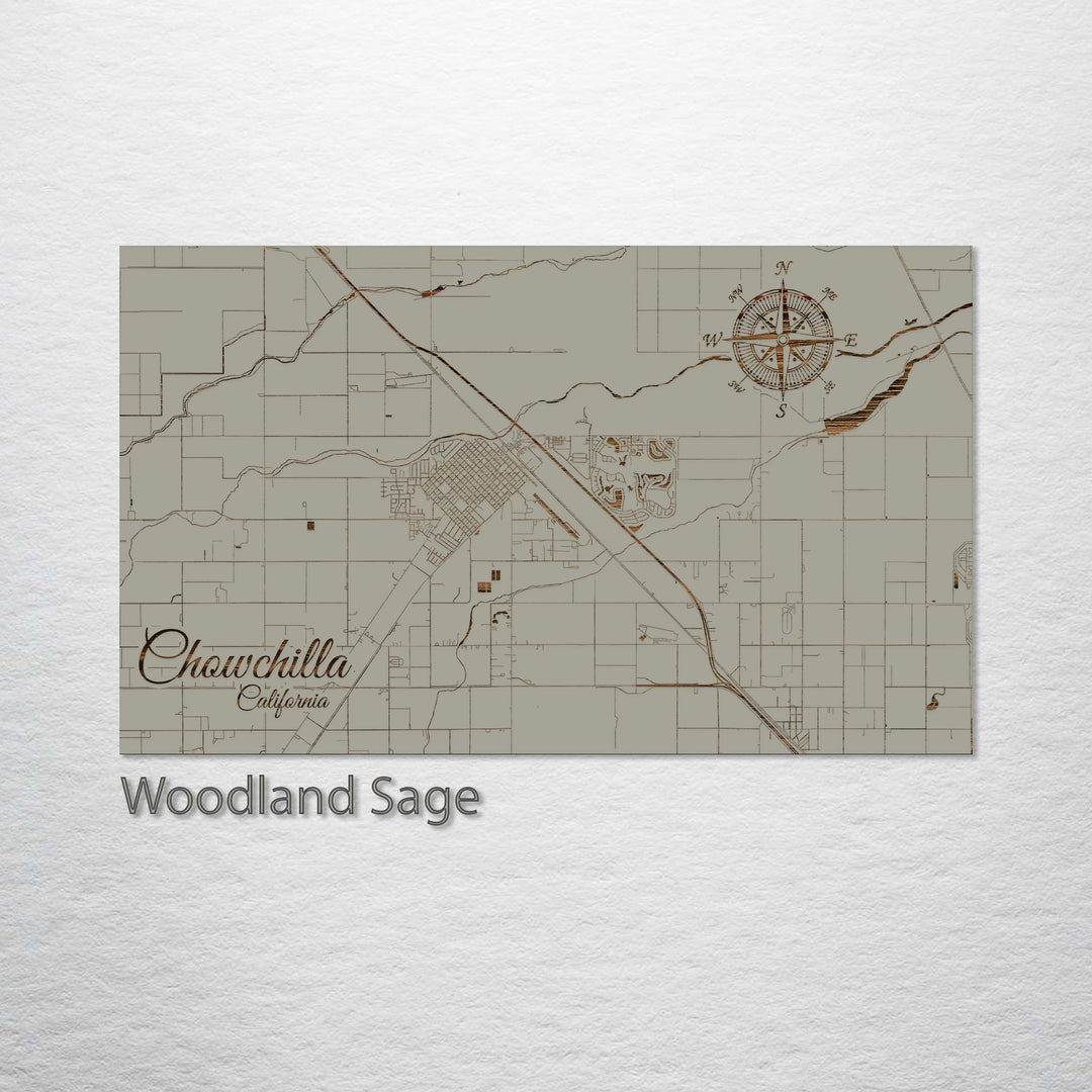 Chowchilla, California Street Map