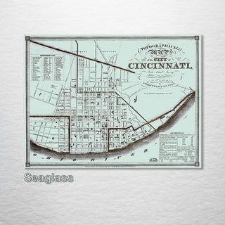 Cincinnati, Ohio 1841 - Fire & Pine