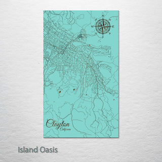 Clayton, California Street Map