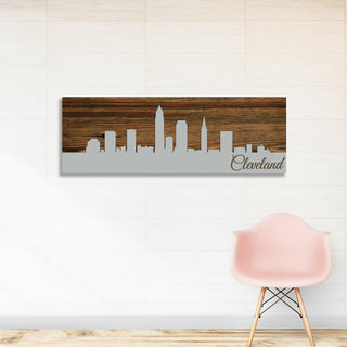 Cleveland, Ohio Skyline - Fire & Pine