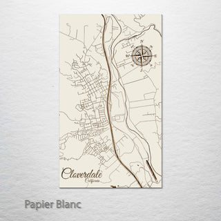 Cloverdale, California Street Map