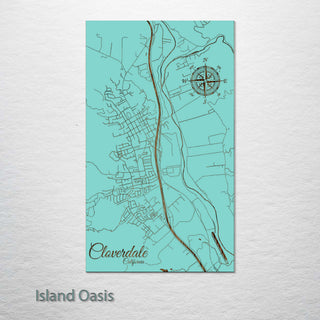 Cloverdale, California Street Map