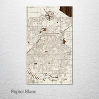 Clovis, California Street Map