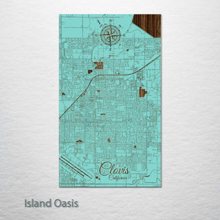Clovis, California Street Map