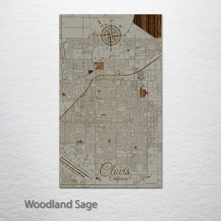 Clovis, California Street Map