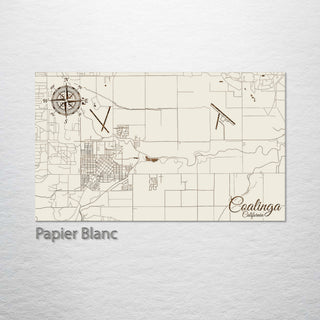 Coalinga, California Street Map