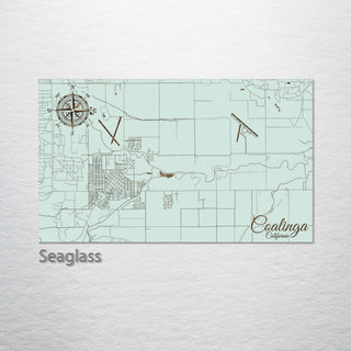Coalinga, California Street Map
