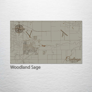 Coalinga, California Street Map
