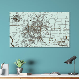Columbia, Missouri Street Map