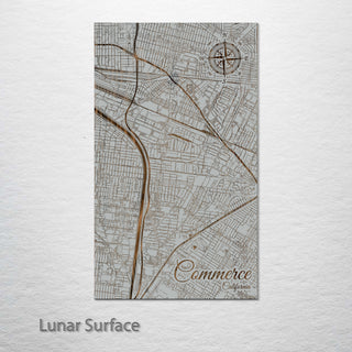 Commerce, California Street Map