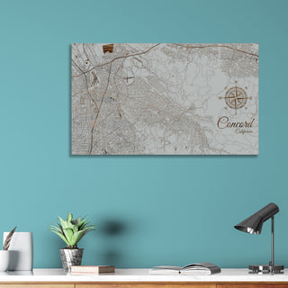 Concord, California Street Map