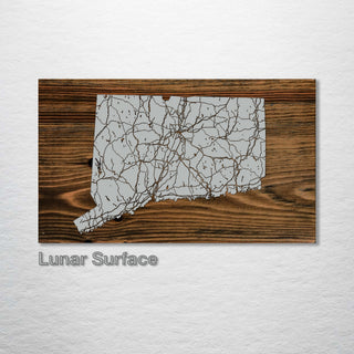 Connecticut Isolated Map - Fire & Pine