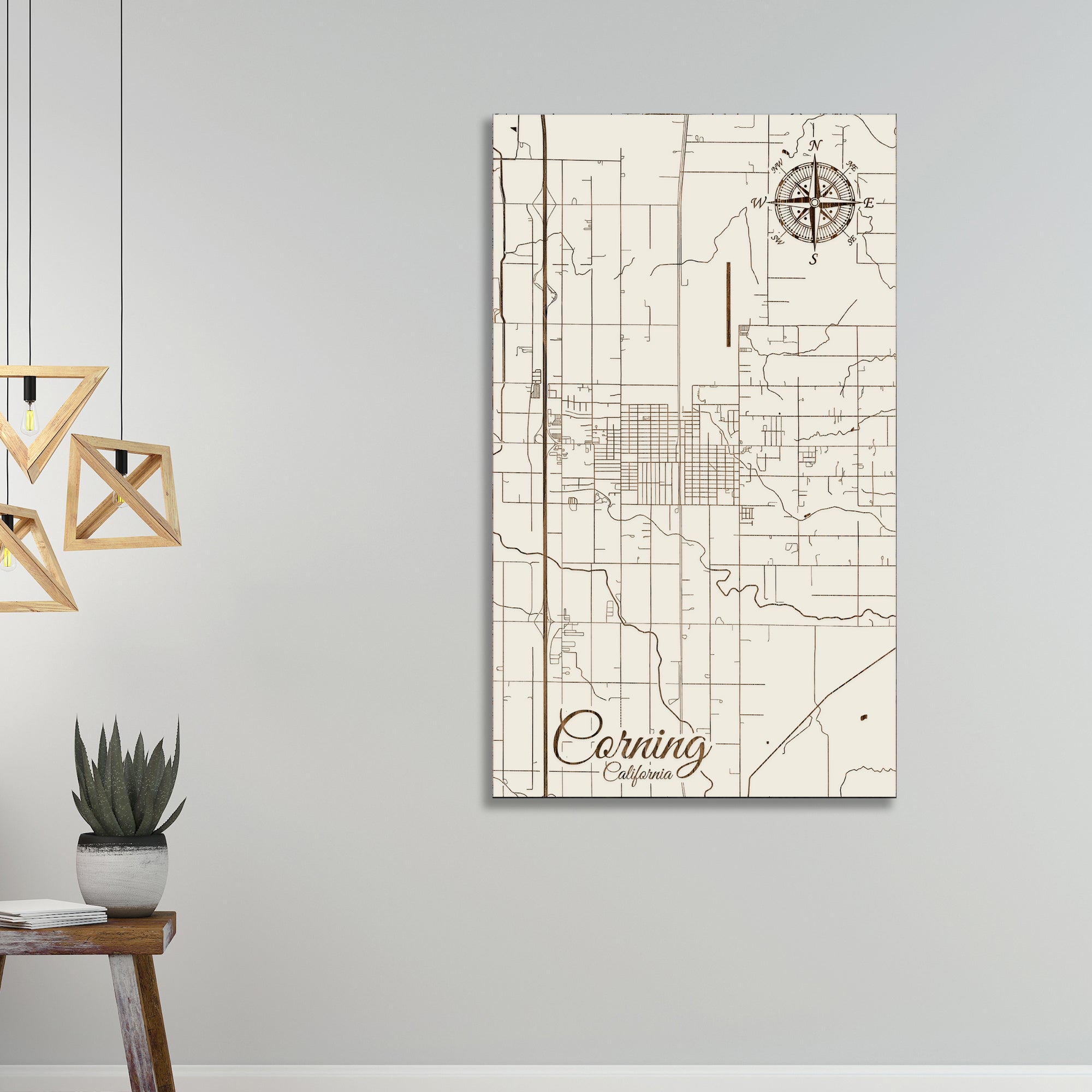 Corning, California Street Map