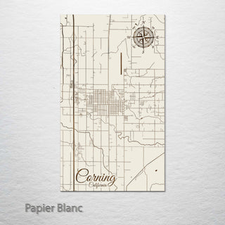 Corning, California Street Map