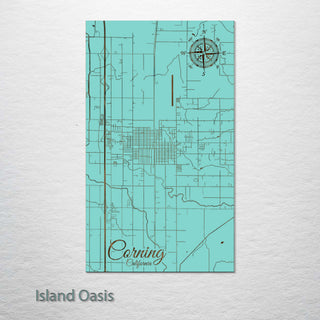 Corning, California Street Map