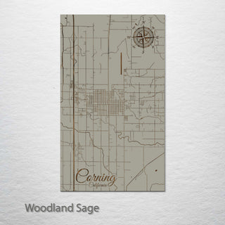 Corning, California Street Map