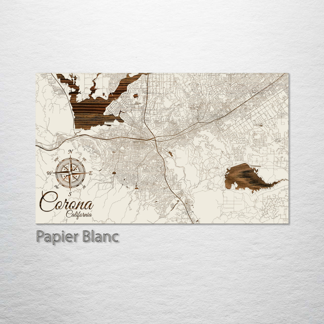 Corona, California Street Map