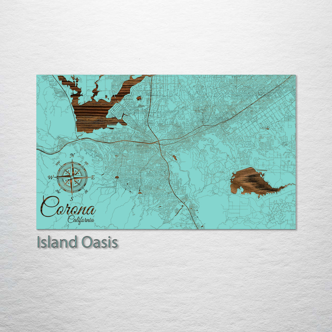 Corona, California Street Map