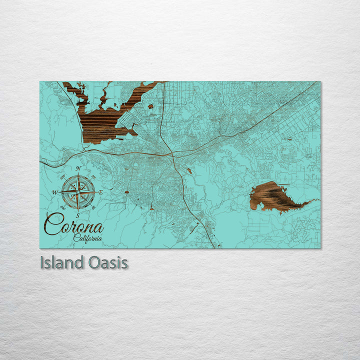 Corona, California Street Map