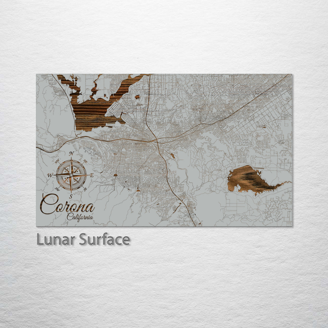 Corona, California Street Map