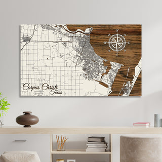 Corpus Christi, Texas Street Map