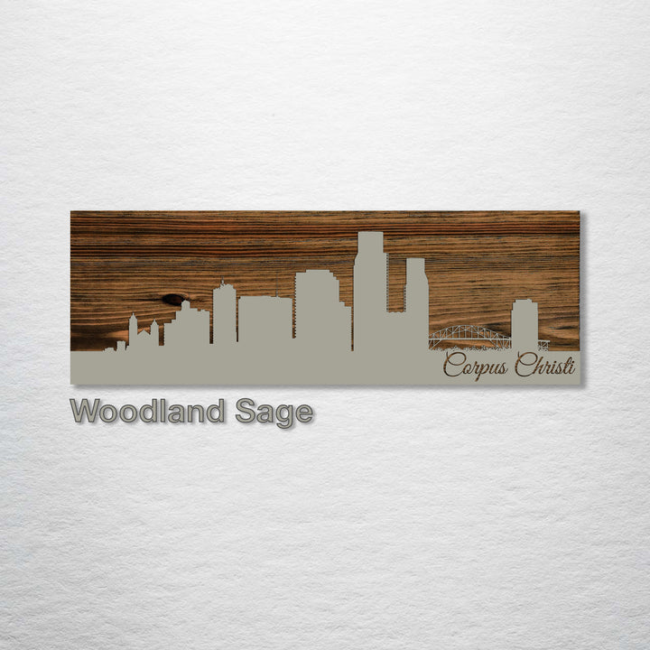 Corpus Christi, Texas Skyline - Fire & Pine