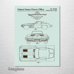 1962 Corvette US Patent - Fire & Pine