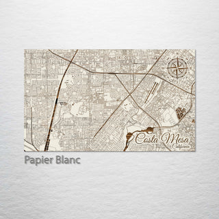 Costa Mesa, California Street Map