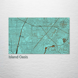 Costa Mesa, California Street Map