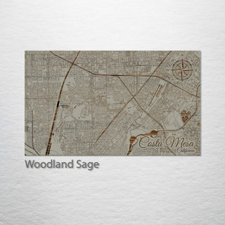 Costa Mesa, California Street Map