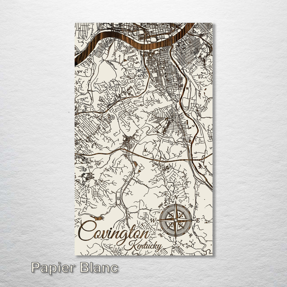 Covington, Kentucky Street Map - Fire & Pine