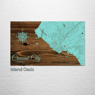 Crescent City, California Street Map