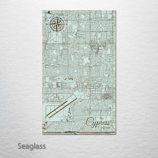 Cypress, California Street Map