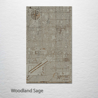 Cypress, California Street Map