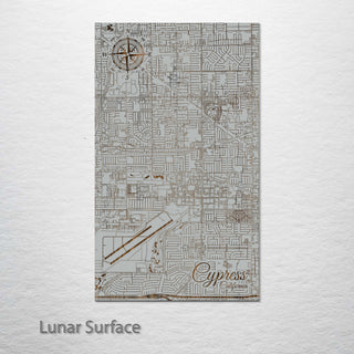 Cypress, California Street Map