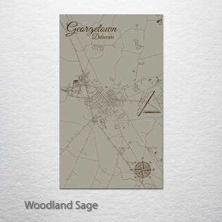 Georgetown, Delaware Street Map
