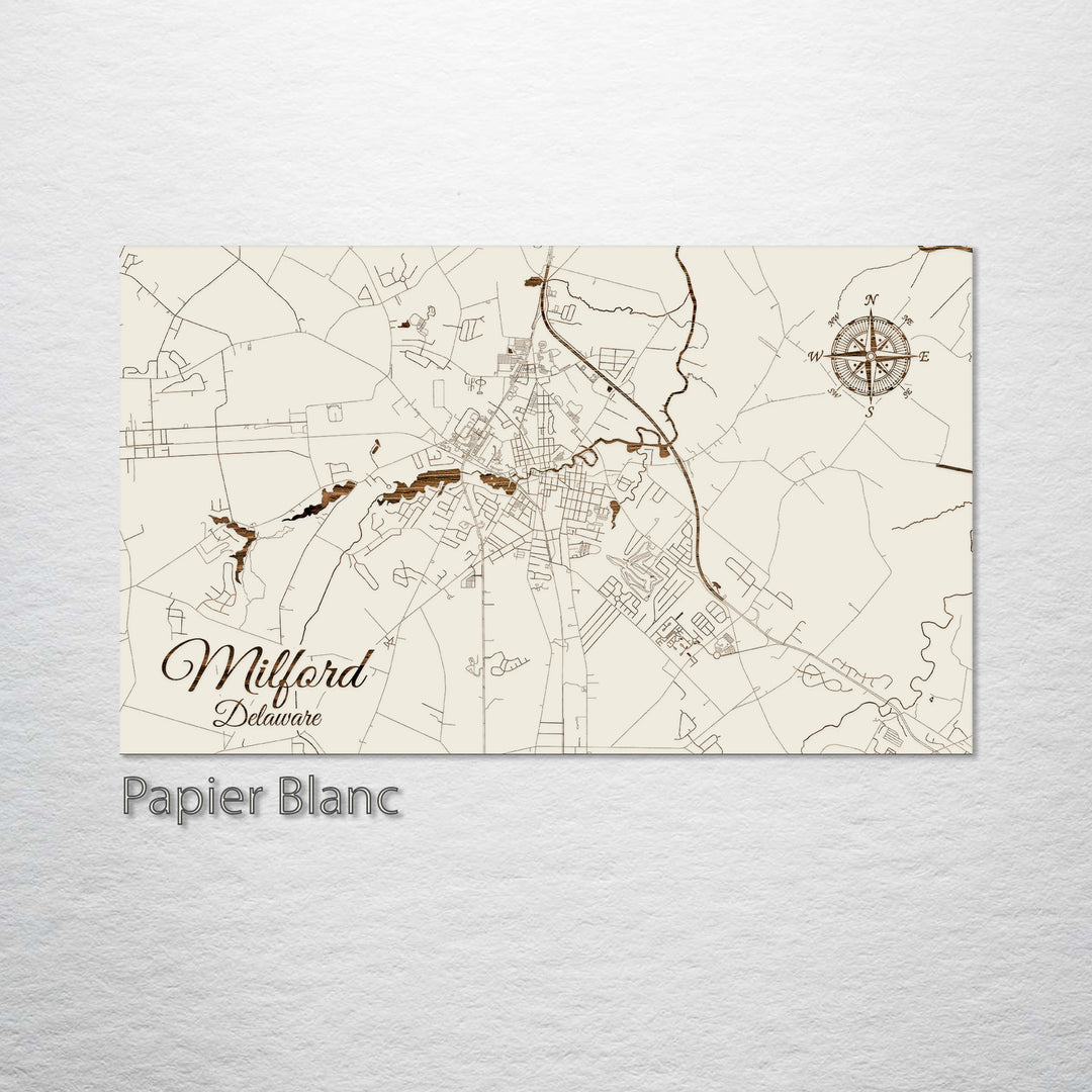 Milford, Delaware Street Map