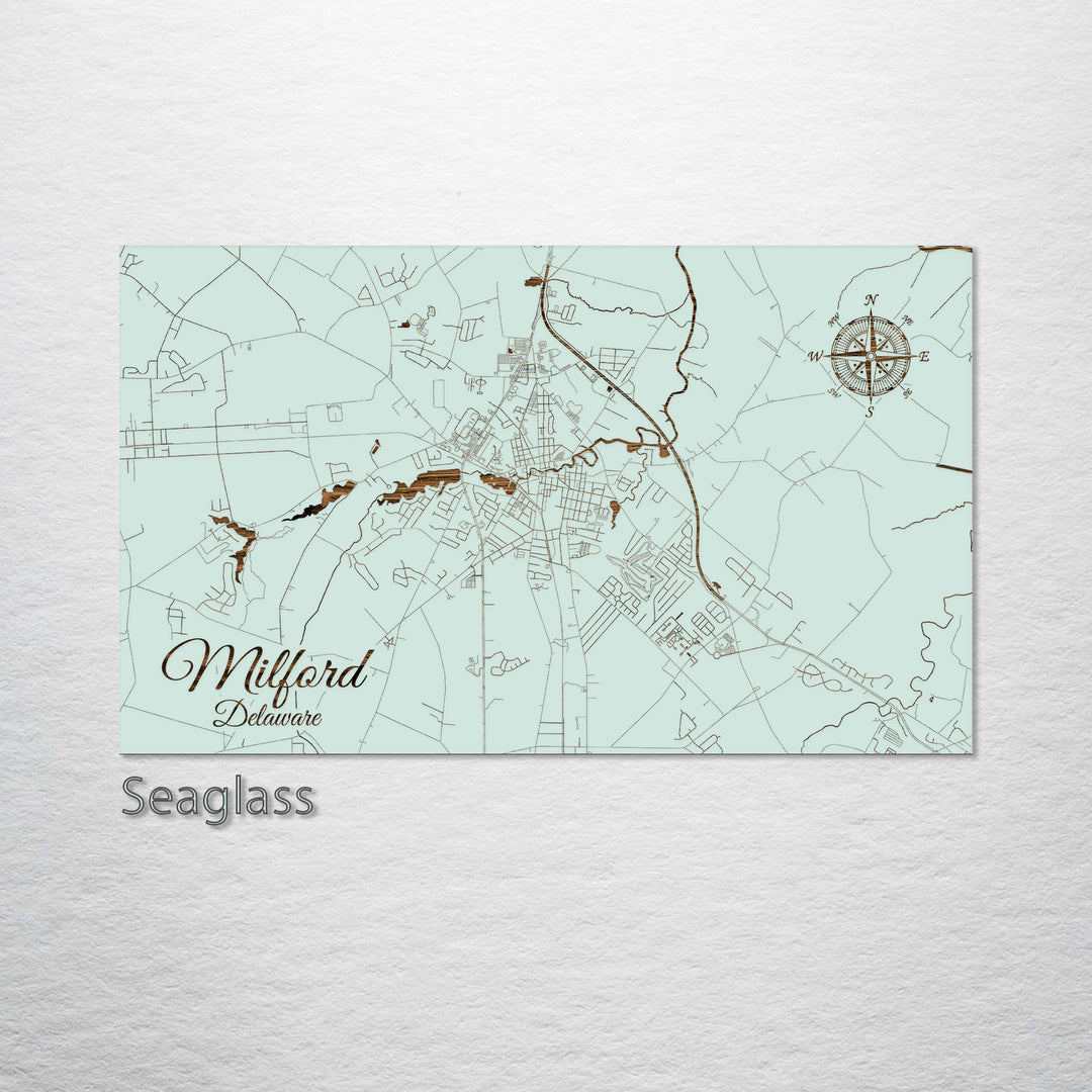 Milford, Delaware Street Map