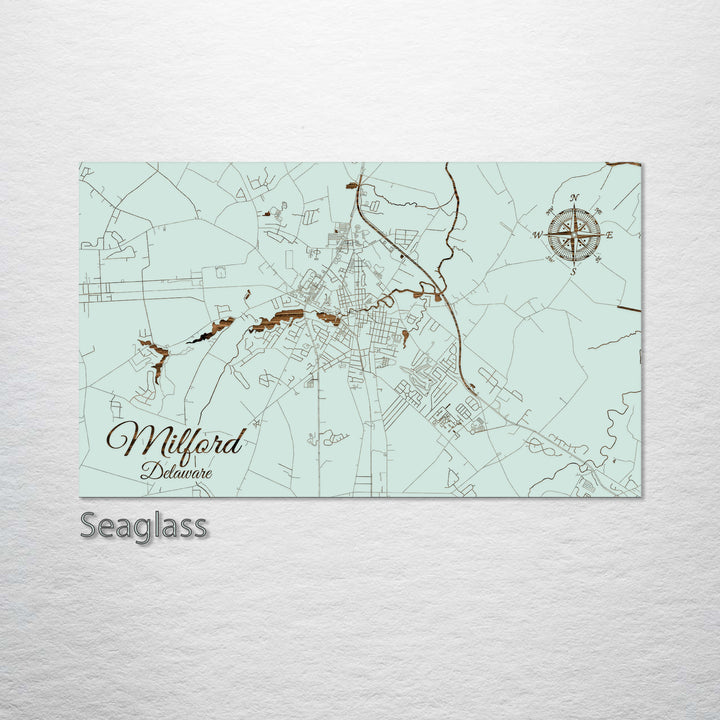 Milford, Delaware Street Map