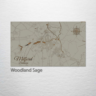 Milford, Delaware Street Map