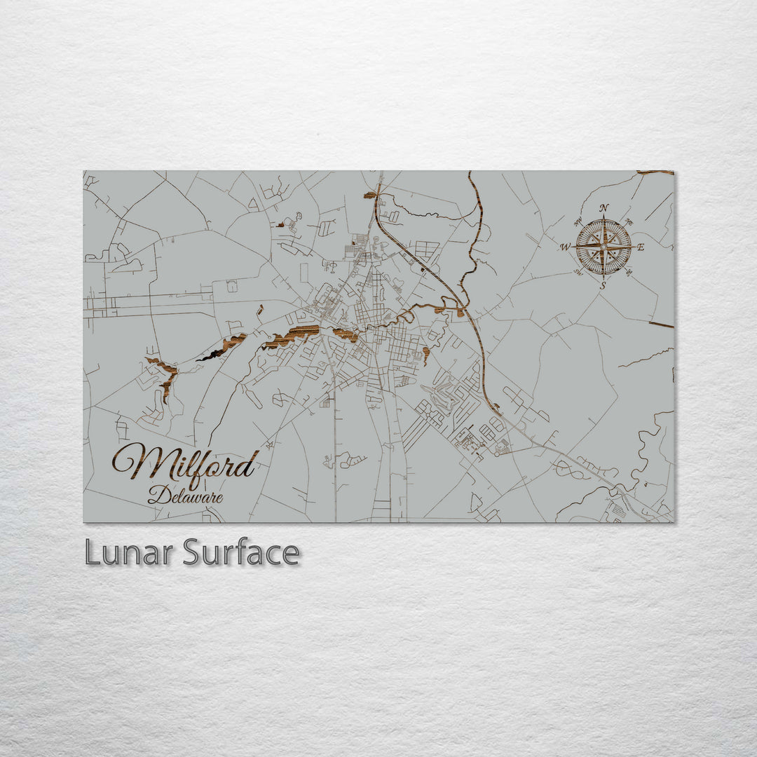 Milford, Delaware Street Map